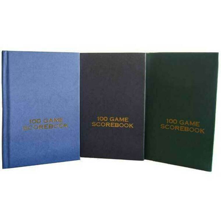 สมุดบันทึกเกมหมากรุกสากล(ปกแข็ง) 100 Games Chess Score Book (Hardcover)