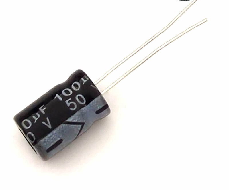 Aluminum electrolytic capacitor 100uF 50V