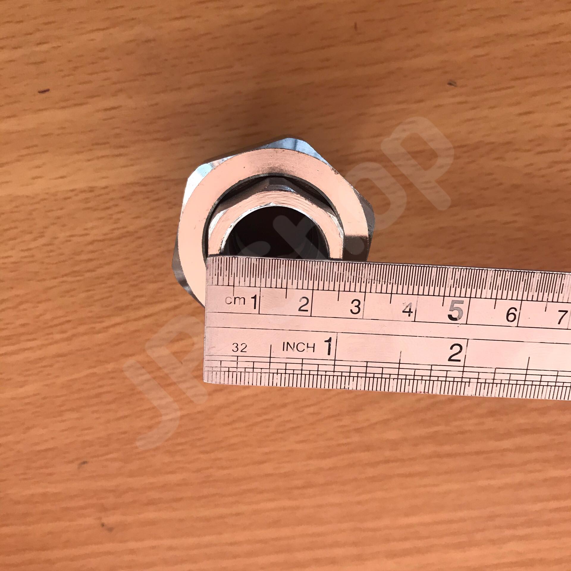 ข้อต่อตรงสแตนเลส304เกลียวใน ขนาด 4 หุน นิปเปิ้ลเกลียวใน 4 หุน #2954