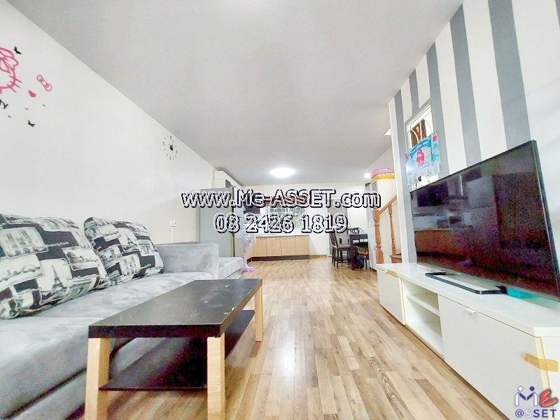 ขายทาวน์เฮ้าส์หลังริม โซนสุวรรณภูมิ-บางนา กม.18 เชื่อมลาดกระบัง บางพลี ใกล้เมกะบางนา ม.หัวเฉียว นิคมอุตสาหกรรม เดินทางสะดวก วงแหวน มอเตอร์เวย์ : มบ.นิรันดร์วิลล์ 10 : 2 ชั้น 19.5 ตร.วา