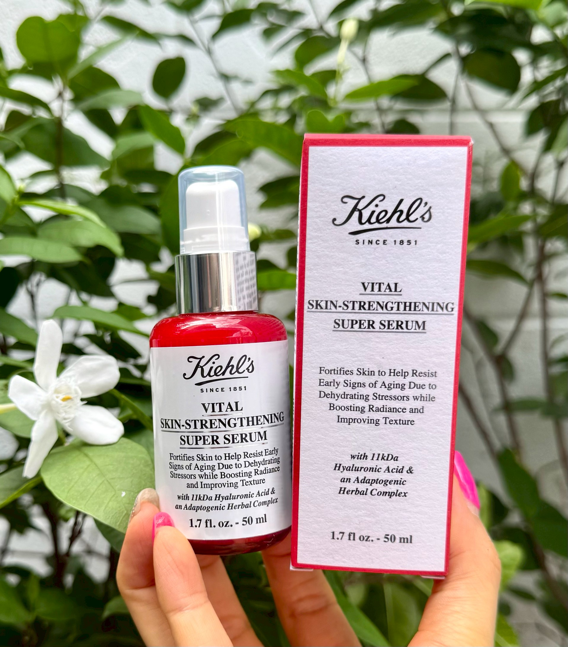 Kiehl's Vital Skin-Strengthening Super Serum 50ml. เซรั่มขวดแดง