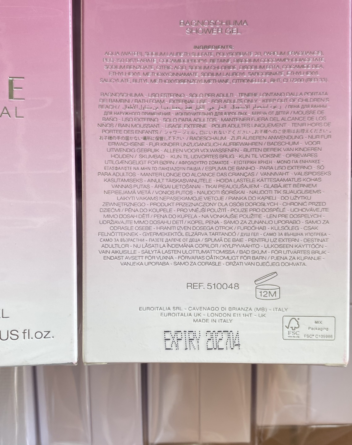 Versace Bright Crystal Perfumed Bath & Shower Gel | 200ml. เจลอาบน้ำกลิ่นน้ำหอม Versace