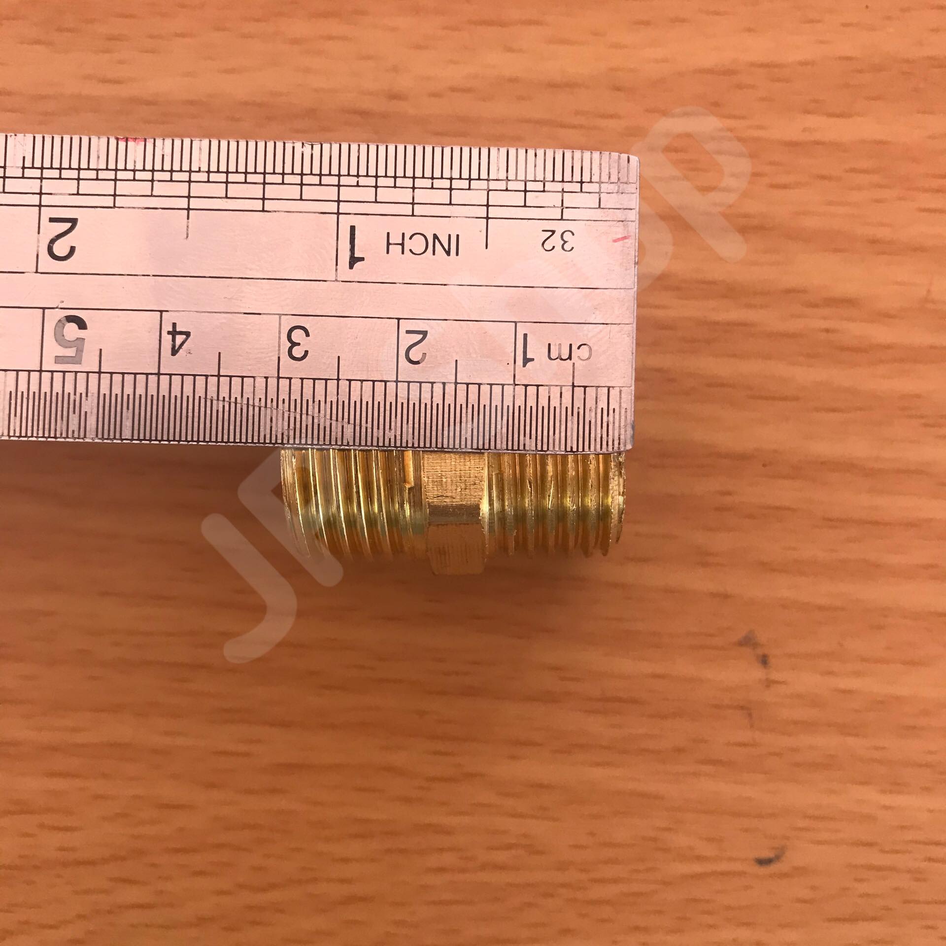ต่อตรงนิปเปิ้ลทองเหลือง ขนาด 4 หุน ข้อต่อ ต่อตรง นิปเปิ้ล ทองเหลือง ขนาด 4 หุน #0254