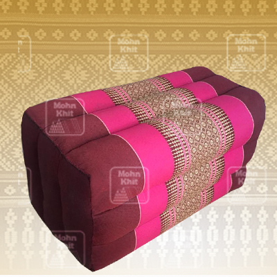 หมอนขิดเก้าลูกใหญ่จัมโบ้ 40x60x40 Cm // Jombo Khit Pillow large 9 rows kapok 100%Traditional Floor Cushions.