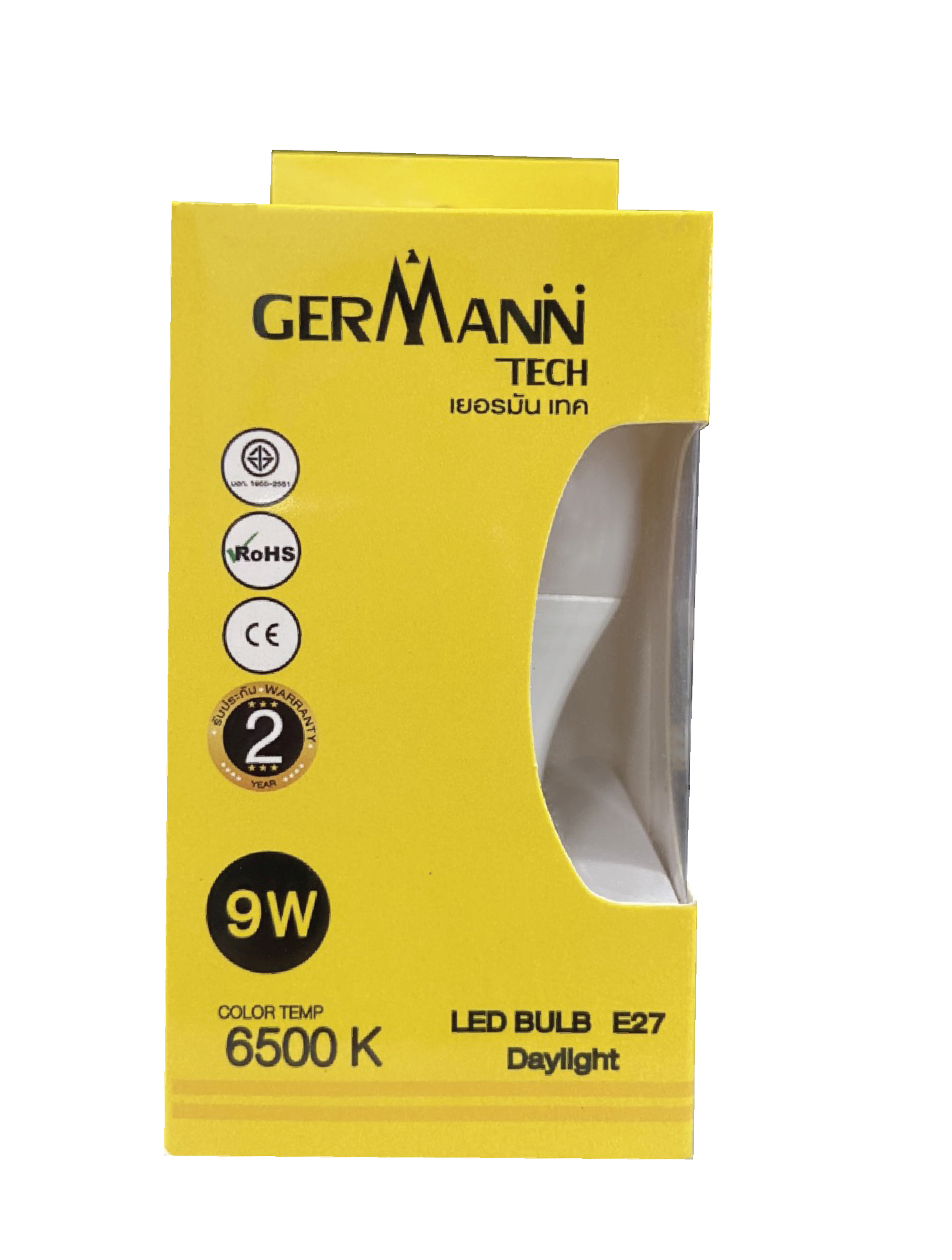 หลอดไฟ GERMANN TECH E27 9W