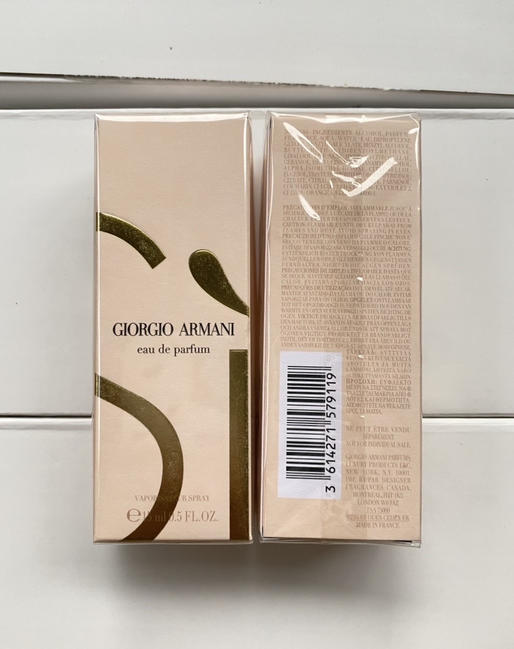 Giorgio Armani Si Eau De Parfum 15ml. น้ำหอมของแท้ ขนาดพกพา