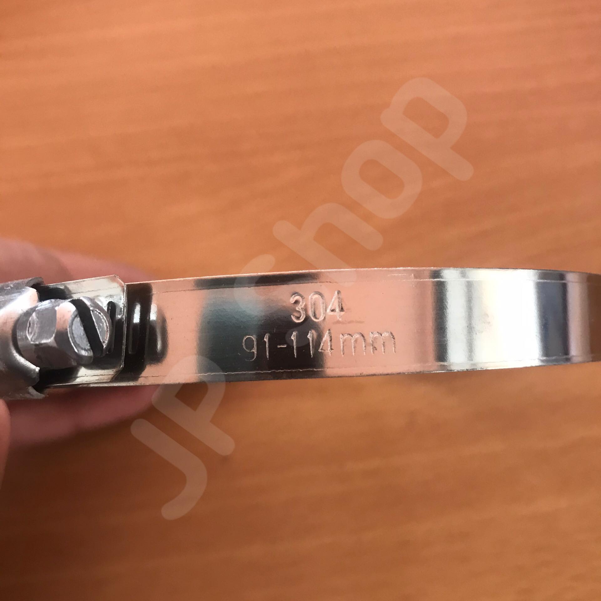 ปลอกรัด 91-114 (12 มม.) แคลมป์รัดท่อสแตนเลส 304 #91114