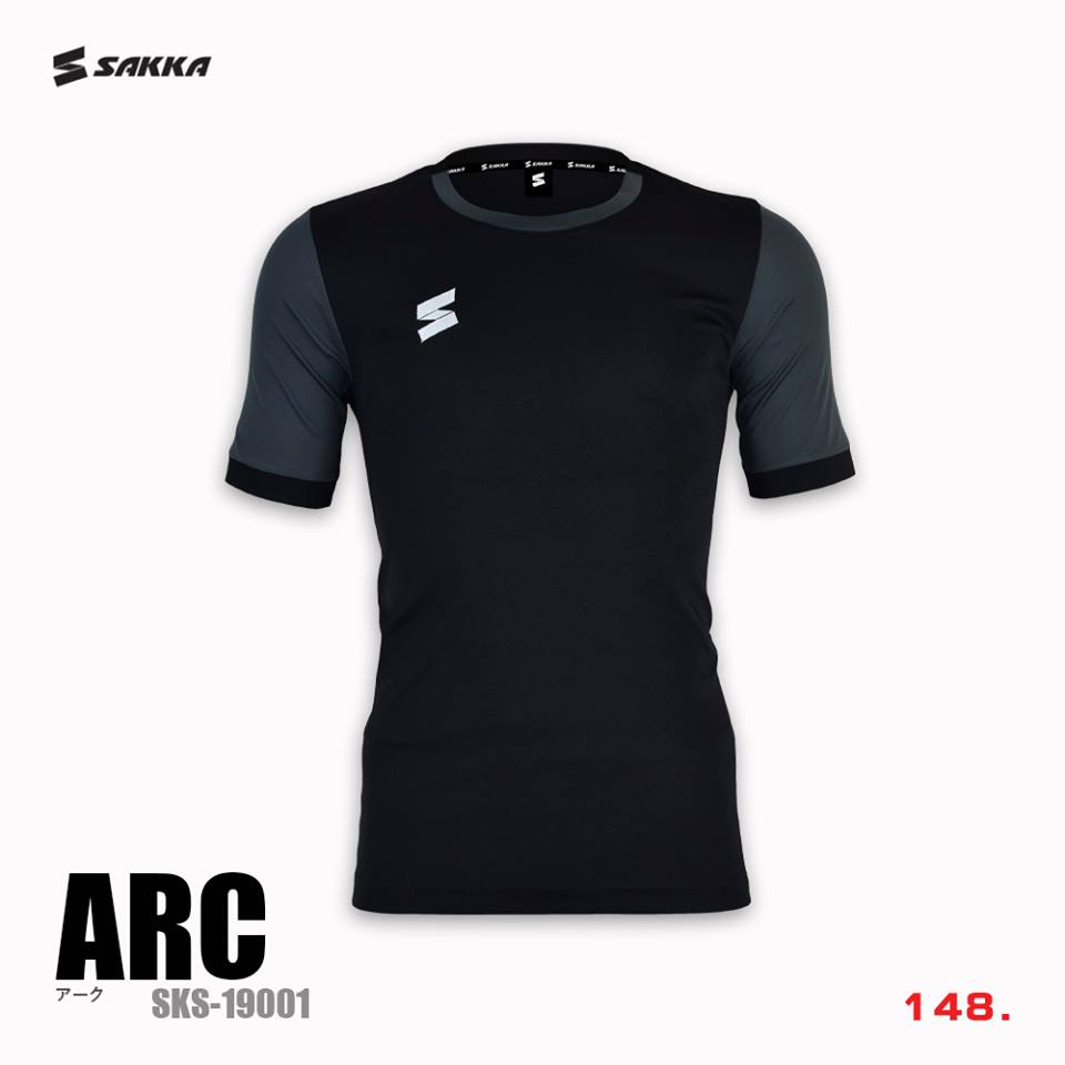 SKS19001 เสื้อกีฬา SAKKA ดำ