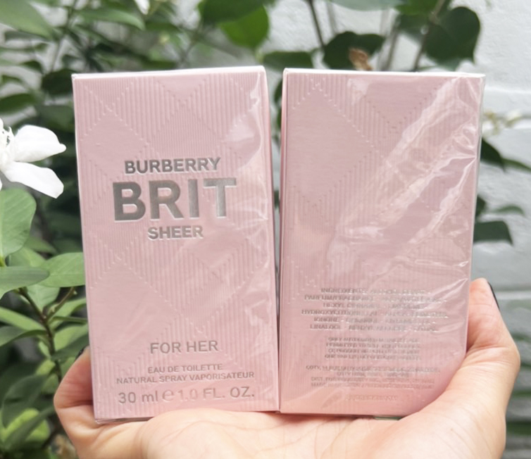 Burberry Brit Sheer Eau De Toilette 30ml. น้ำหอมของแท้