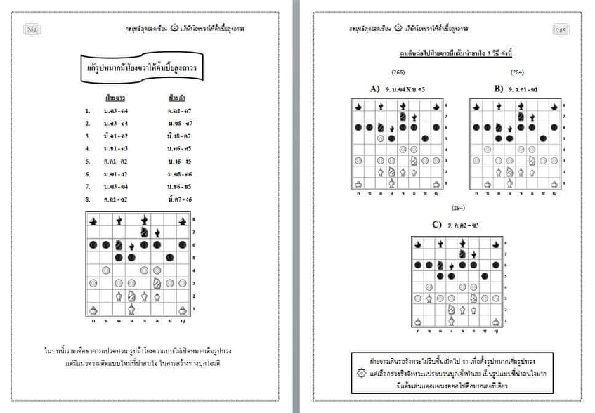 หนังสือหมากรุกไทย กลยุทธ์สุดยอดเซียน ฉบับม้าโยงขวา 1 (สุดยอดเซียนนกกระจิบ)