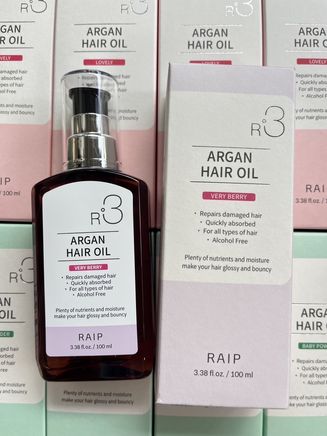 Raip R3 Argan Hair Oil 100ml. ออยล์บำรุงผม ผมนุ่ม เงางาม ไม่ชี้ฟู (1ขวด)