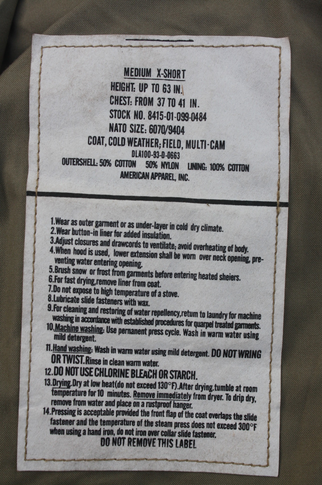 เสื้อทหารM65 ผลิตใหม่ลายมัลติแคม