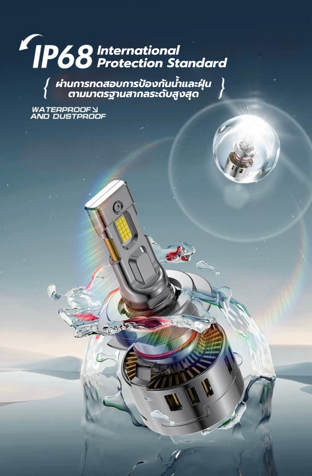 หลอดไฟหน้า Honda Civic FC 2016-2021 แบบ LED รุ่น X30