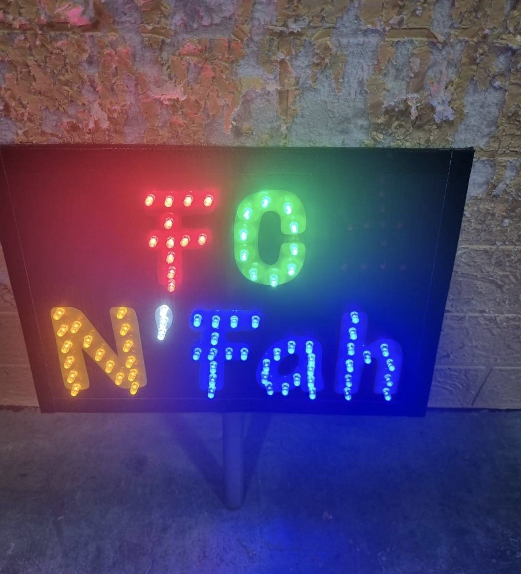 ป้ายไฟเชียร์ ป้ายถือถ่ายรูป ป้ายถือเชียร์ศิลปิน ขนาด 21.4 x 29.7 cm