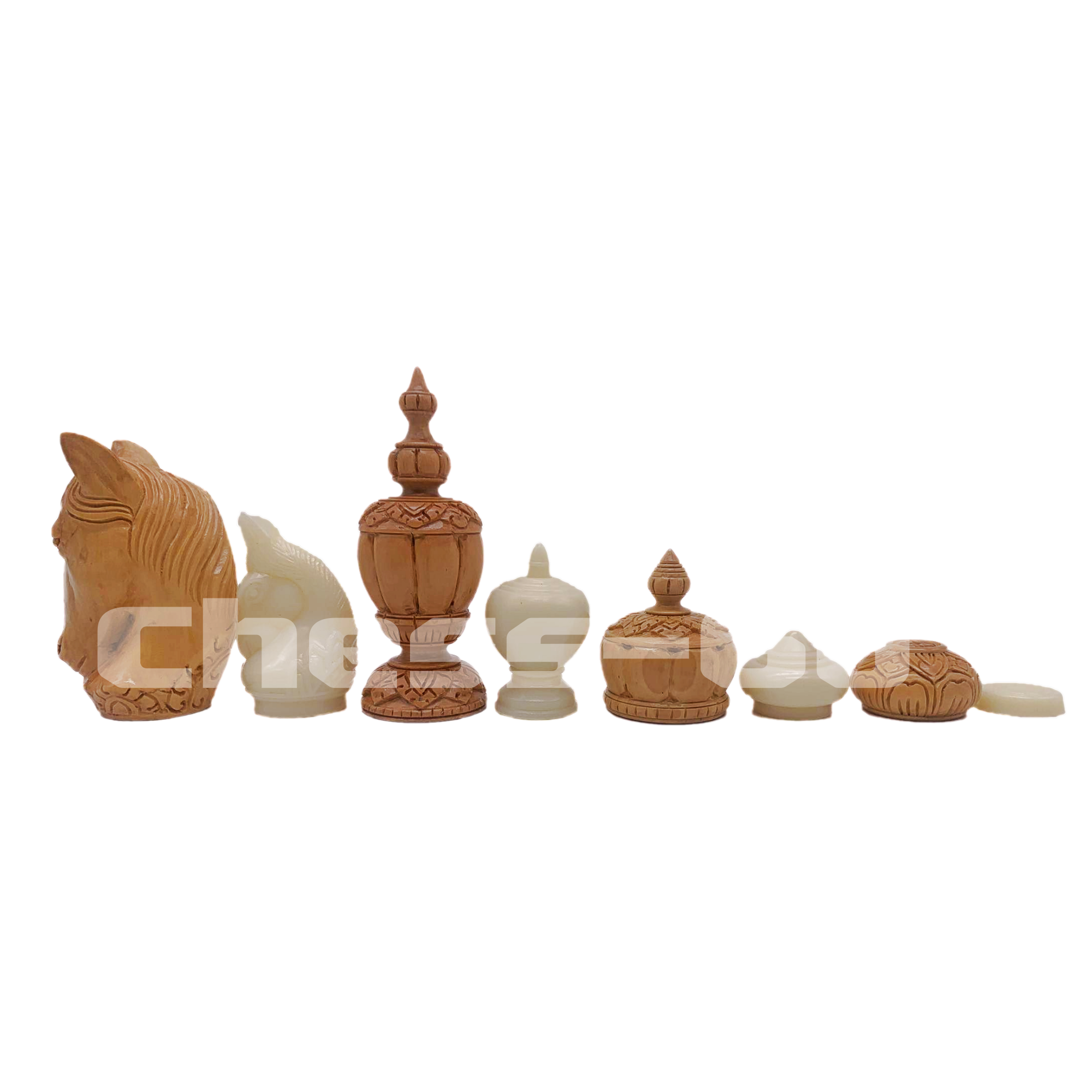 ตัวหมากรุกไทยไม้เนื้อแข็ง รุ่น Champion set A