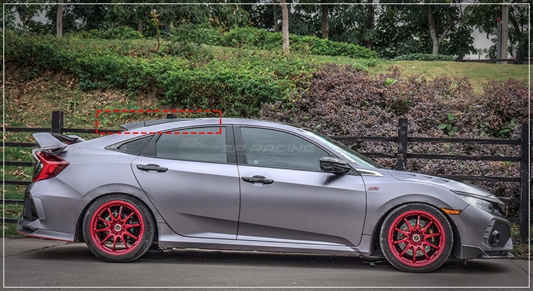 แก๊ปหลัง บังแดดกระจกหลัง Type R CIVIC FC