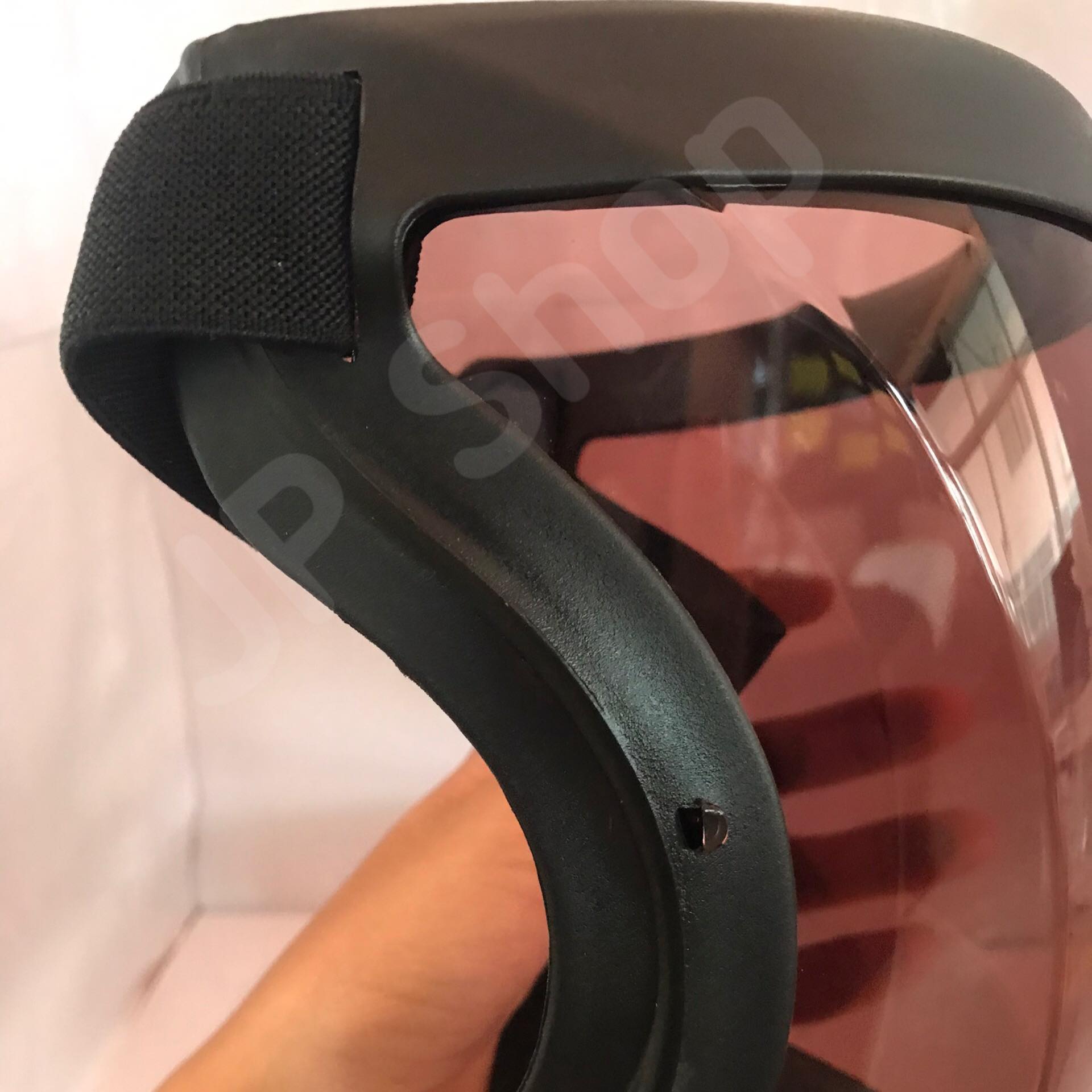 face shield เฟสชิวหน้ากากสีชา ใส่สบาย ไม่อึดอัด หายใจสะดวก ปิดได้ทั้งหน้า ปลอดภัย สนใจสั่งซื้อเลย #01250