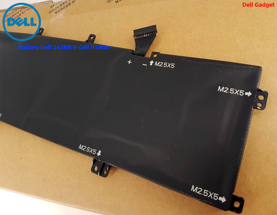 Battery Dell XPS 15 รุ่น 9530 6-Cell, 91Whr แบตเตอรี่ 245RR ของแท้รับประกันศูนย์ Dell Thailand On-site Service
