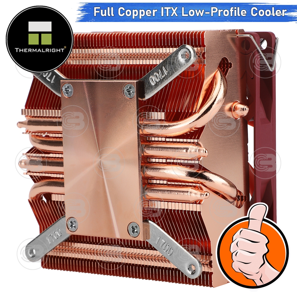 [CoolBlasterThai] Thermalright AXP90 X53 Full Copper Low-Profile CPU Cooler with 4 Heatpipes (AM5/LGA1851 Ready)
