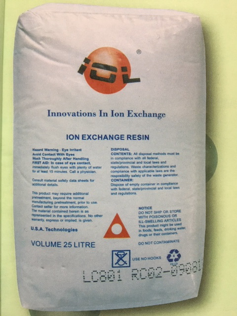 สารกรองเรซิ่น Regenerated Cation IOL LC 801H