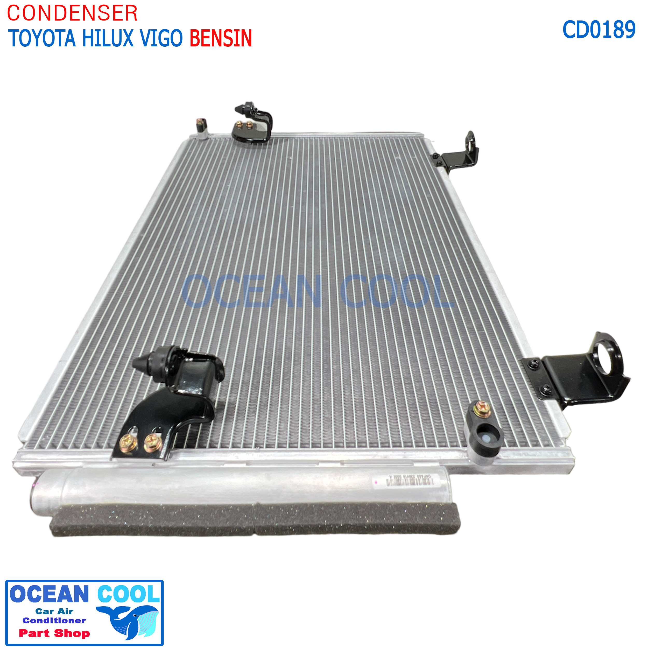 แผงแอร์ โตโยต้า วีโก้ เบนซิน CD0189 CONDENSER Toyota Vigo Champ BenSIN คอยล์ร้อน รังผึ้งแอร์ แผงรังผึ้ง แผงคอยล์ร้อน