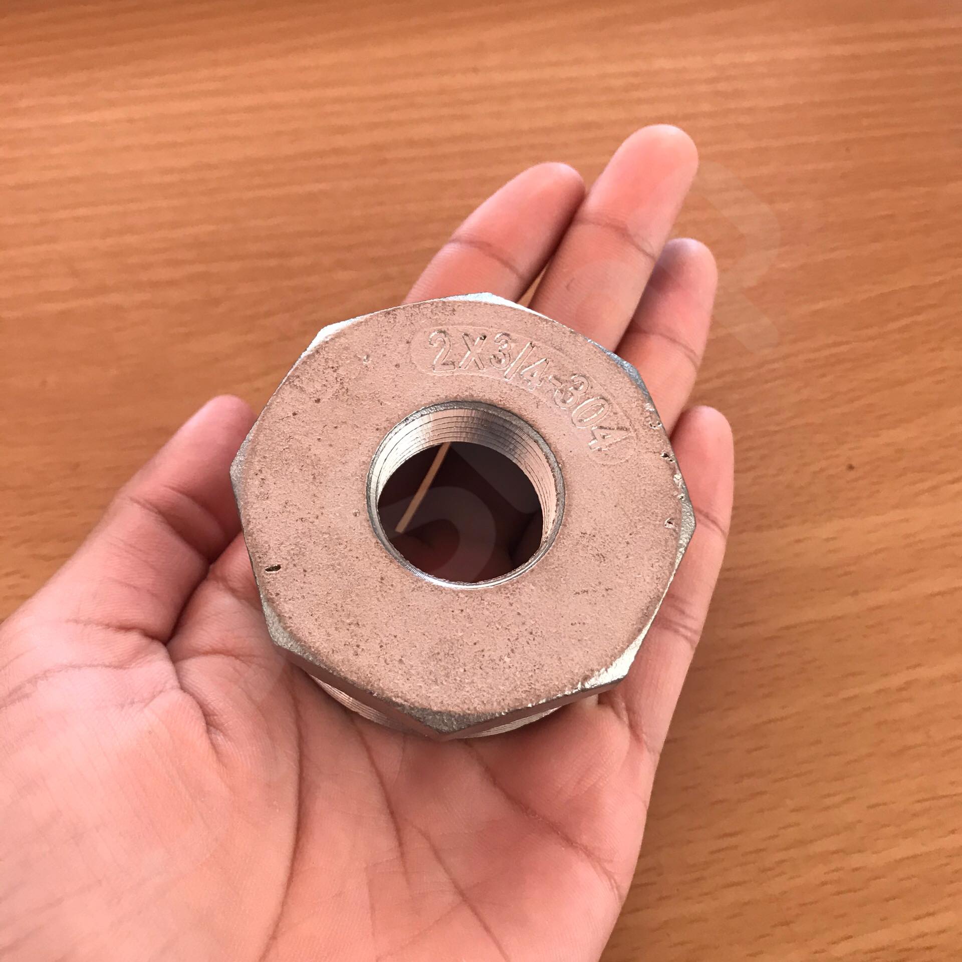 ข้อลดเหลี่ยม 2 นิ้ว ลด 6 หุน สแตนเลส 304 #0418