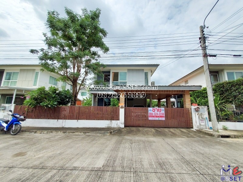 ขายบ้านเดี่ยว ใกล้ ม.มหิดล ย่าน ศาลายา วัดพระเงิน ศรีประวัติ : อินนิซิโอ ปิ่นเกล้า-วงแหวน : 2 ชั้น 50 ตารางวา