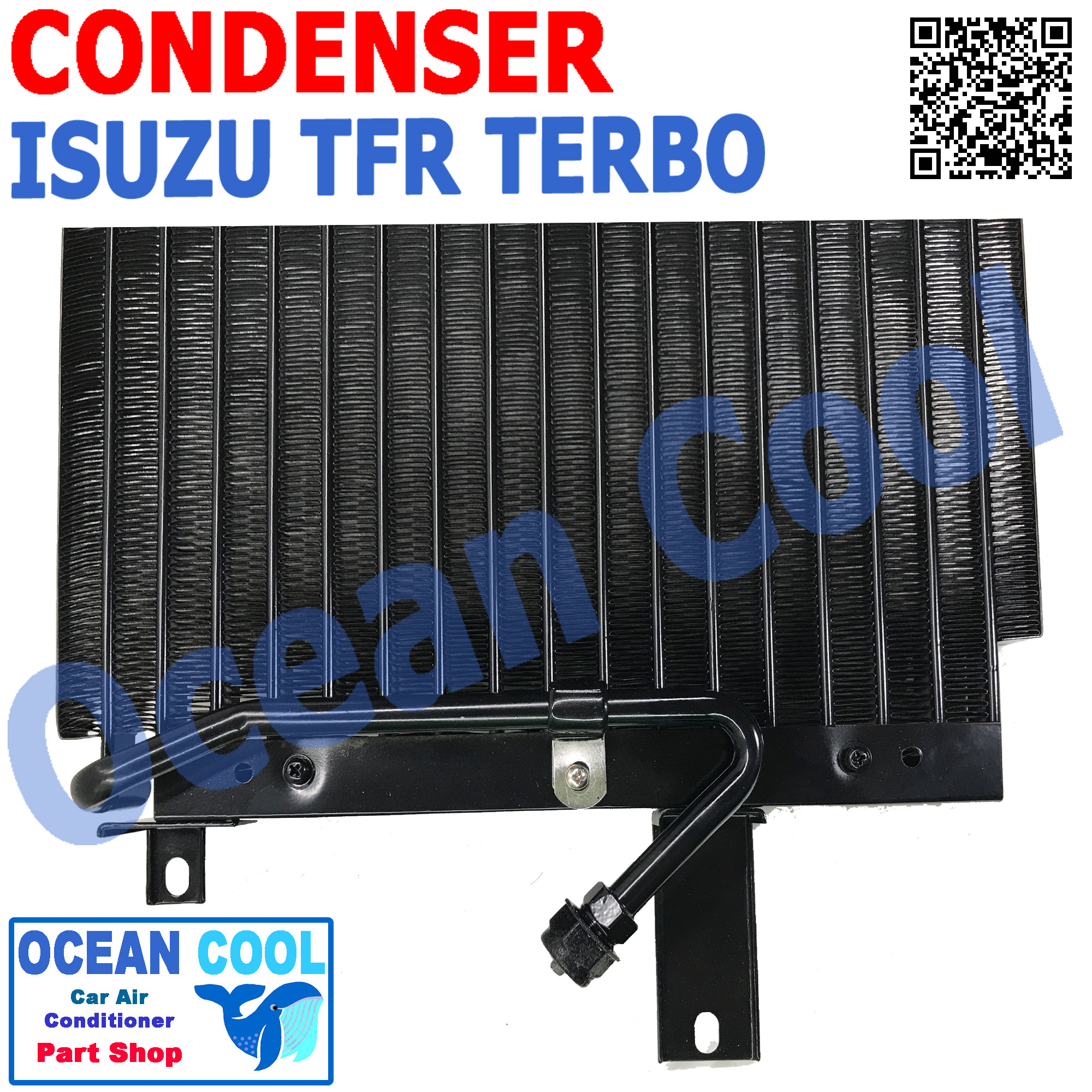 แผงแอร์ อีซูซุ ทีเอฟอาร์ ดราก้อนอาย แอร์ ซันเด้น CD0063 CONDENSER ISUZU TFR TERBO , Dragon Eye Sanden รังผึ้งแอร์ แผงรังผึ้ง แผงคอยล์ร้อน คอนเดนเซอร์ อะไหล่ แอร์ รถยนต์