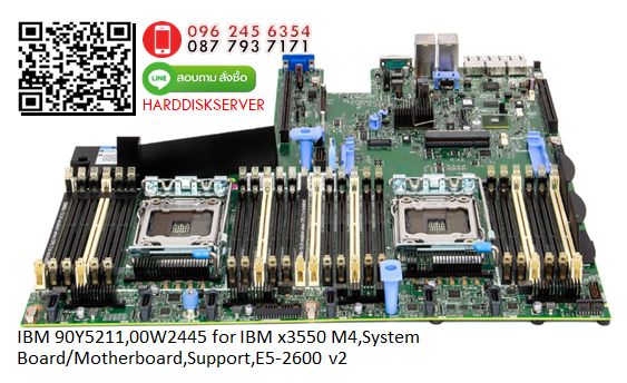IBM,90Y5211,00W2445,IBM,x3550 M4,System Board,Motherboard,Support,E5-2600 v2