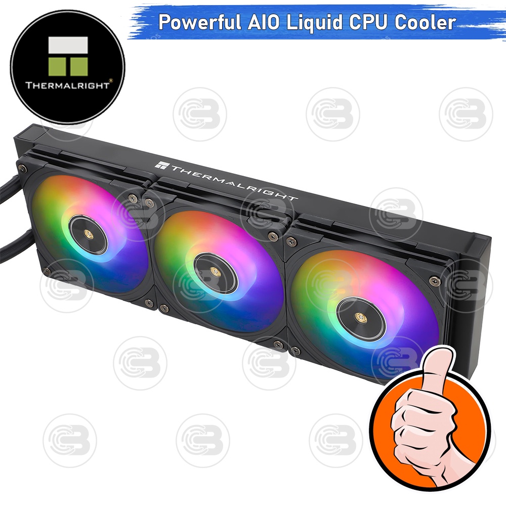 [CoolBlasterThai] Thermalright FROZEN HORIZON 360 BLACK ARGB AIO Liquid CPU Cooler (AM5/LGA1851 Ready) ประกัน 6 ปี