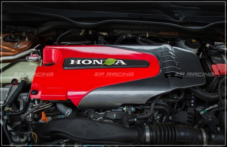 ฝาปิดห้องเครื่อง Type R Carbon logo Honda ปี 2016-2022