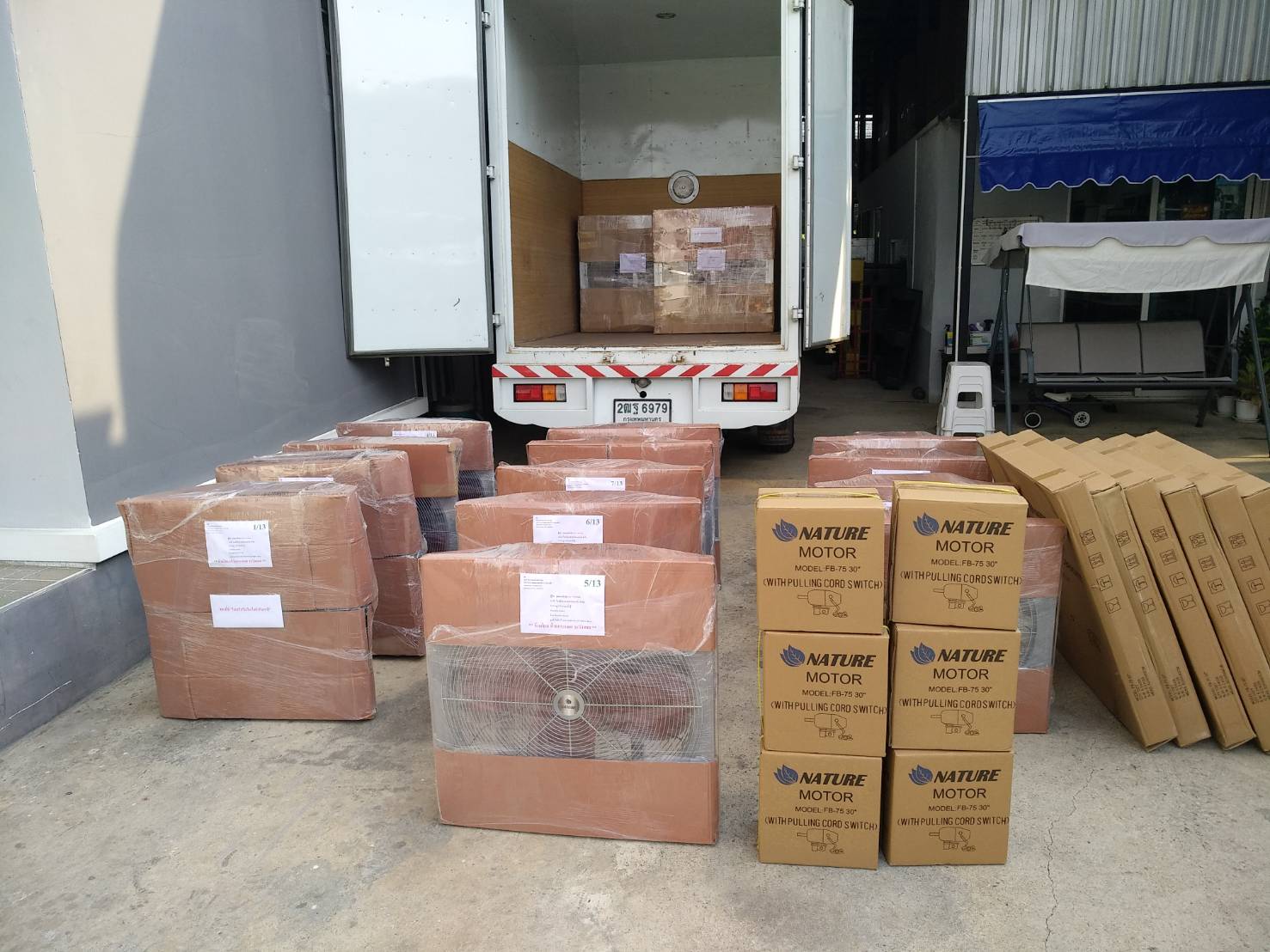 พัดลมใบดำ, FRESH KOOL,Nature, FS-75 30 นิ้ว