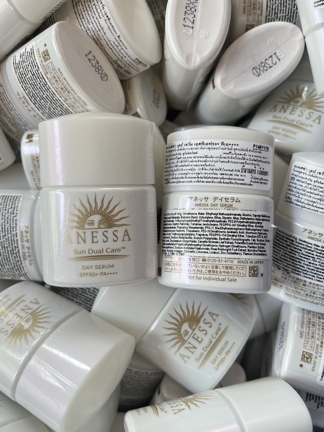 กันแดด Anessa Sun-Energized Sun Dual care Day Serum SPF50+/PA++++ ขนาดทดลอง 6ml.