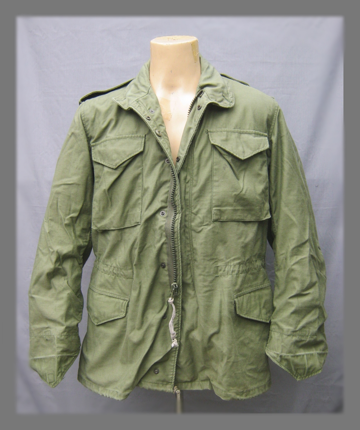 ขายแล้ว เสื้อทหาร M65 Class1 Pattern 5 ผลิตปี 1987 Medium Long