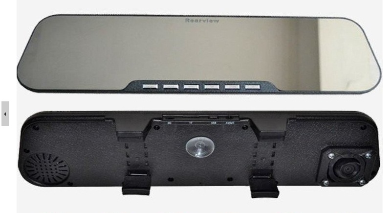 กล้องบันทึกภาพติดรถยนต์ แสดงจอภาพที่กระจกมองหลัง Full HD