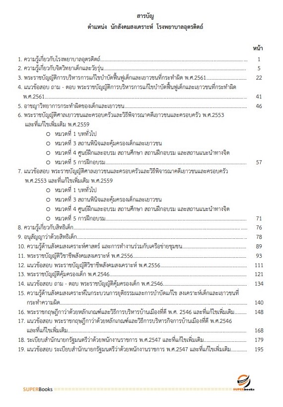 แนวข้อสอบ นักสังคมสงเคราะห์ โรงพยาบาลอุตรดิตถ์