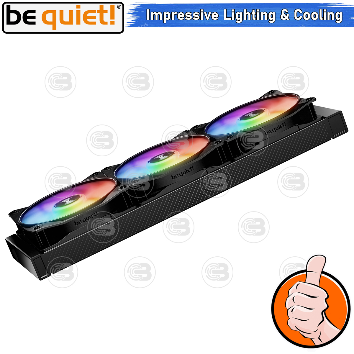 [CoolBlasterThai] Be Quiet Light Wings LX 120 PWM high-speed PC Fan Case (BL123) ประกัน 3 ปี