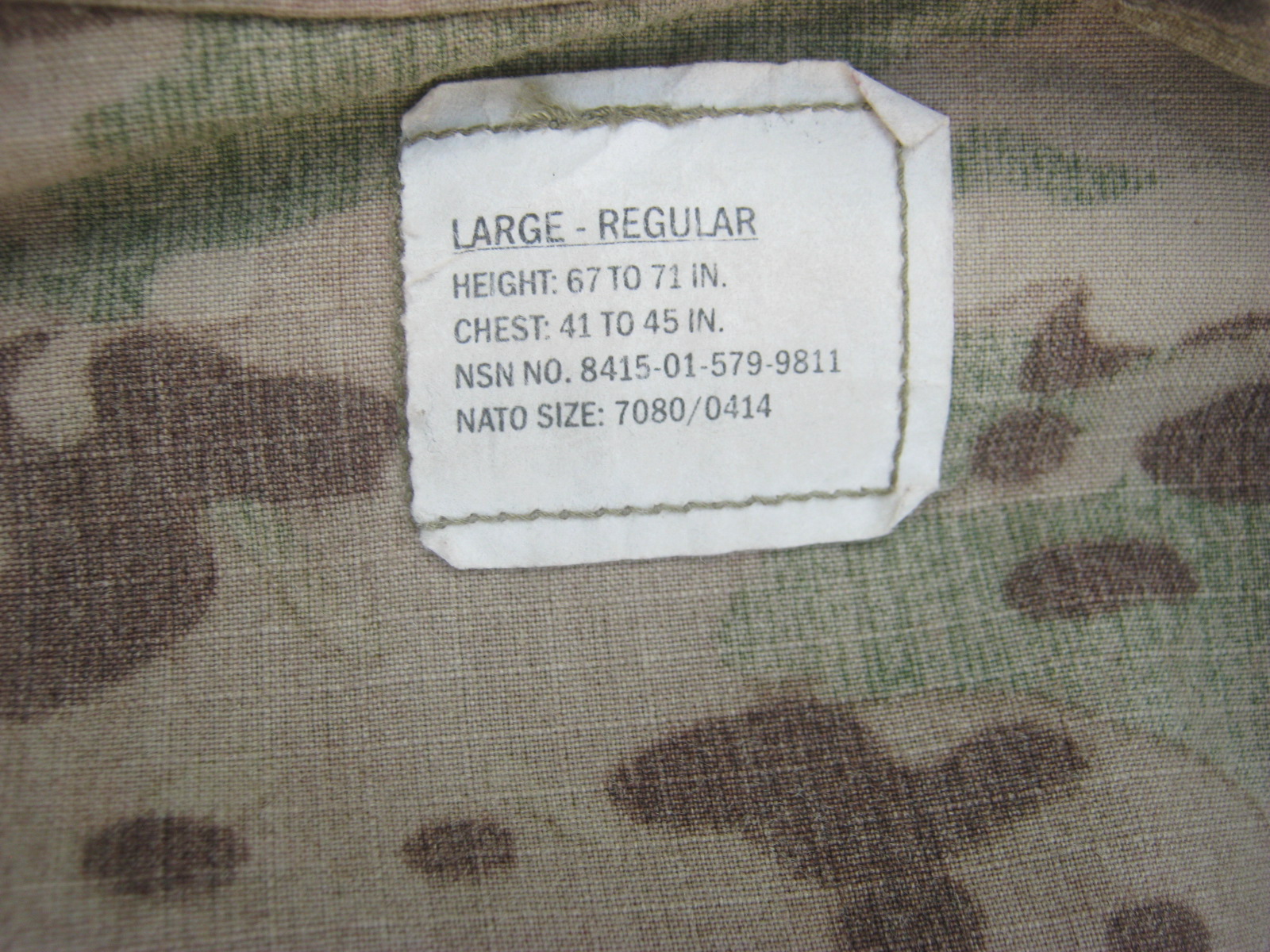 เสื้อทหารสหรัฐลาย มัลติแคม