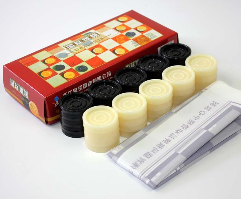 ตัวหมากฮอสพลาสติกABS (40ตัว) Plastic Checkers Pieces