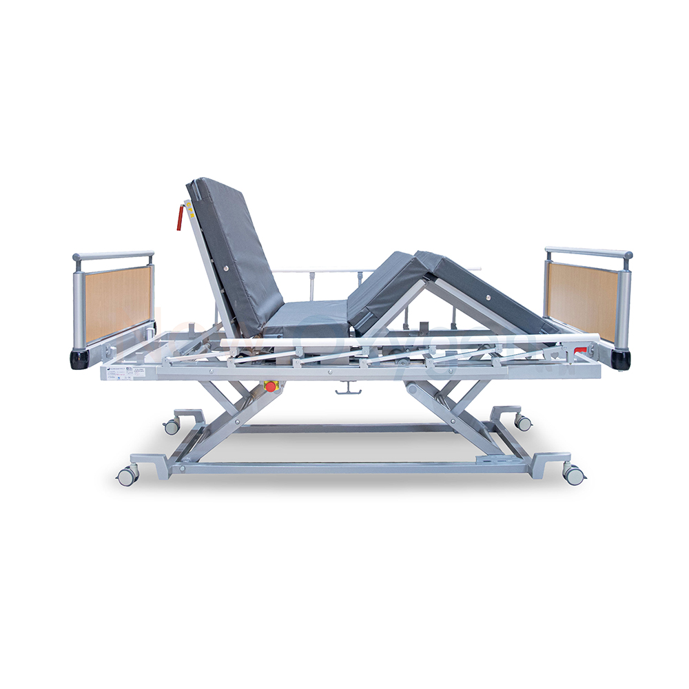 เตียงผู้สูงอายุไฟฟ้า แบบไม้ 6 ฟังก์ชัน แบบลายไม้สไตล์ญี่ปุ่น รุ่น Classic Ultra Low ปรับต่ำพิเศษ มีแบตเตอรี่ในตัว พร้อมโหมดฉุกเฉิน CPR รับประกันศูนย์ไทย 6 ปี