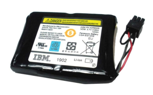 IBM 42R8305, Cache Battery Li-ion, for 571E, 574F, 2780, 5708, 5580, RAID CACHE Cards, 97P4846, 39J5554