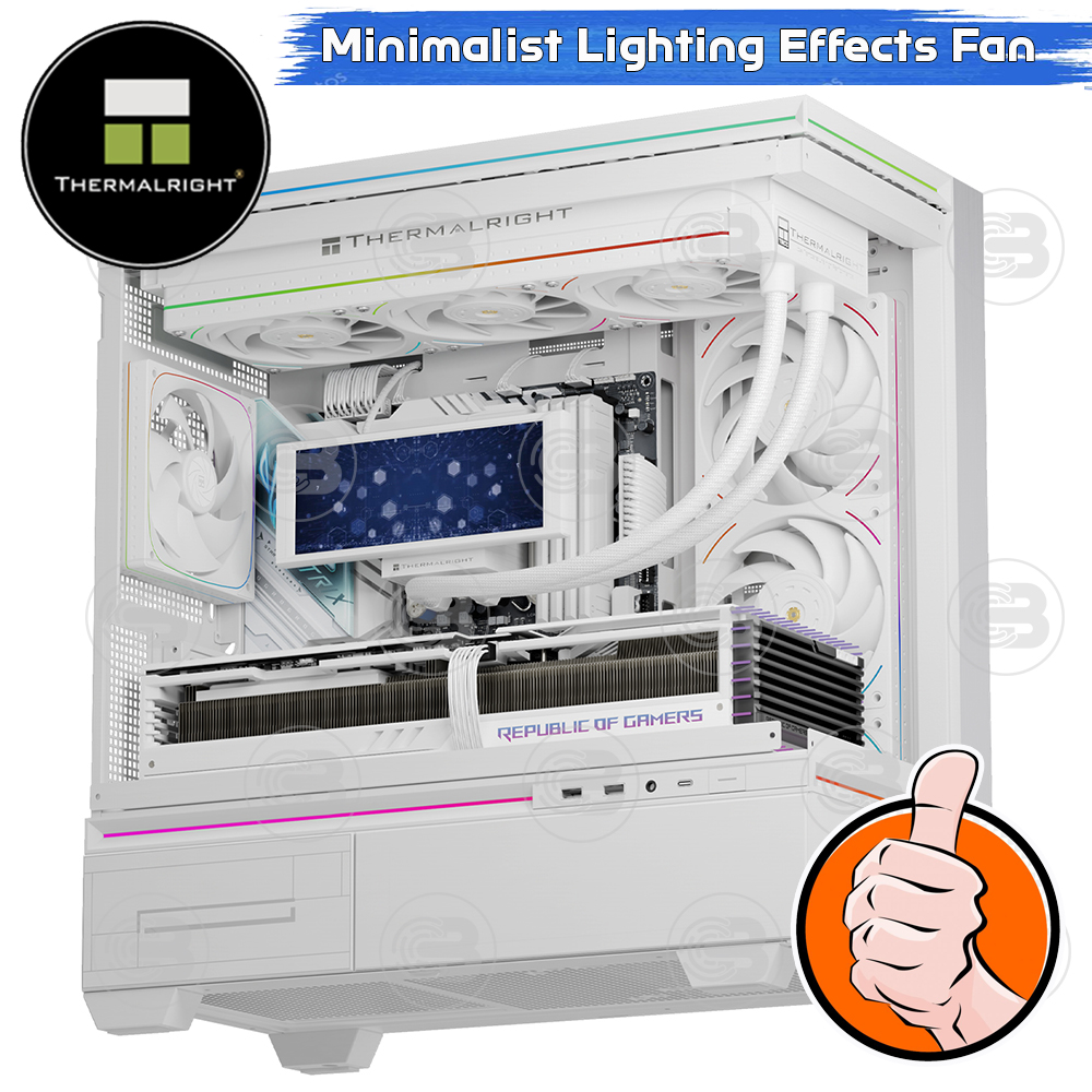 Thermalright TL-Q12W A-RGB Fan Case (size 120 mm.) ประกัน 3 ปี