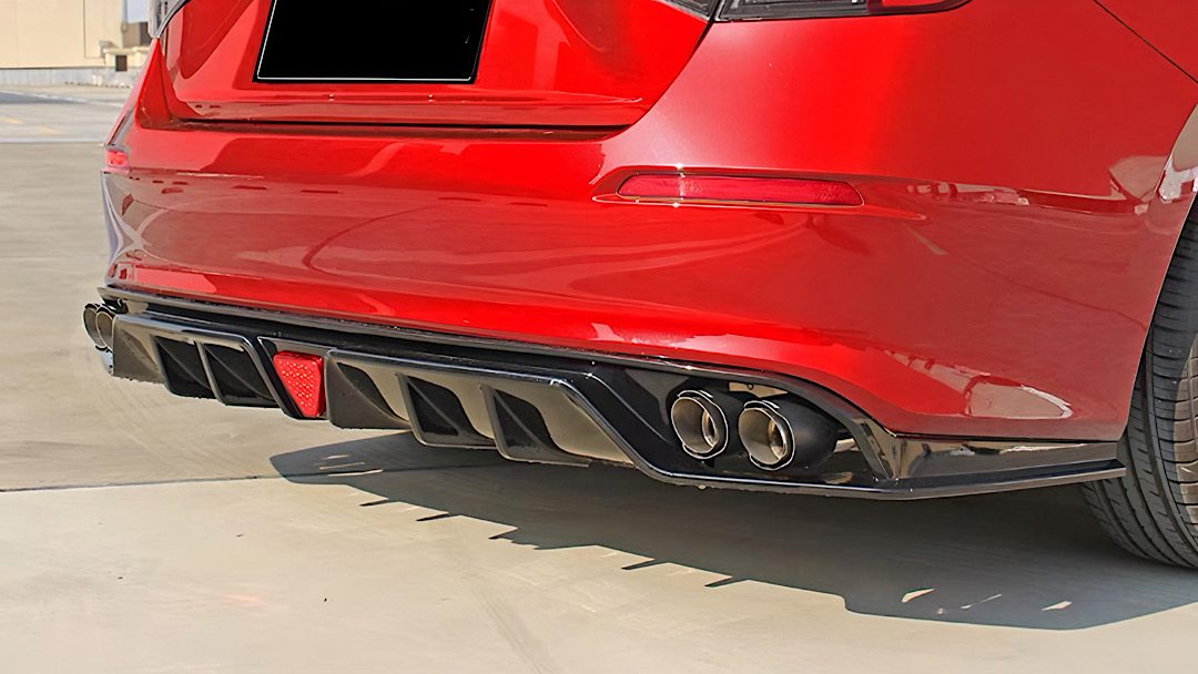ชุดลิ้นหลัง ดิฟฟิวเซอร์ท่อคู่ Civic FE e:HEV/TURBO รุ่น FE180