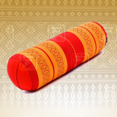 หมอนข้างกลมใหญ่,หมอนข้างตอปิโด,หมอนข้างขิด // Long Bolster Supportive Pilates Roll Cushion 65x25x25 cm