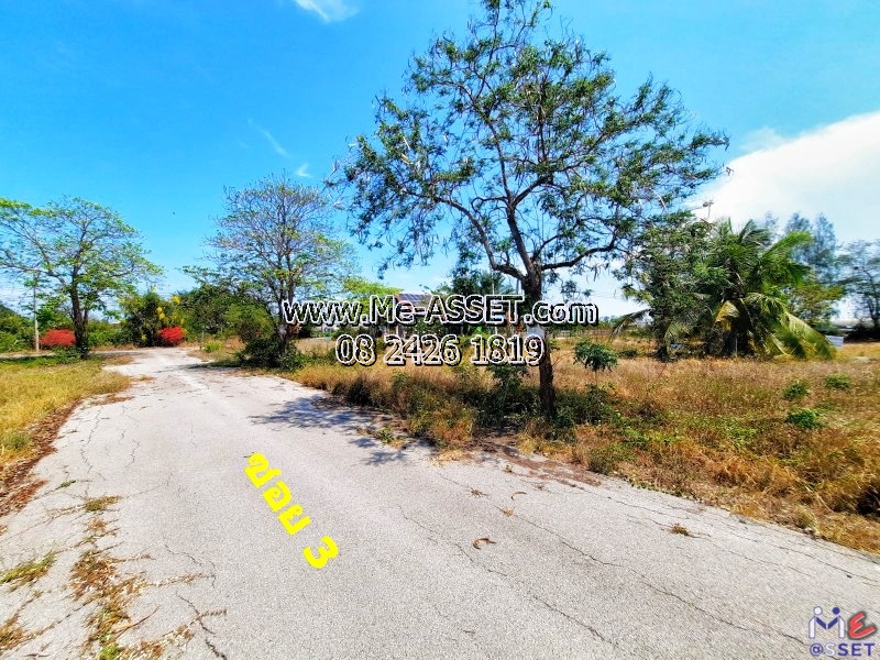 ขายที่ดินจัดสรรถมแล้ว ย่าน หาดปึกเตียน ชะอำ เจ้าสำราญ คลองโคน ท่ายาง เพชรบุรี : โครงการบางชองมารีน่าชะอำ : 60 ตร.วา