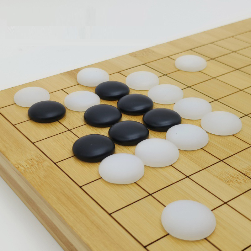 เม็ดหมากล้อมหิน Crystal Jade (นูน1ด้าน)