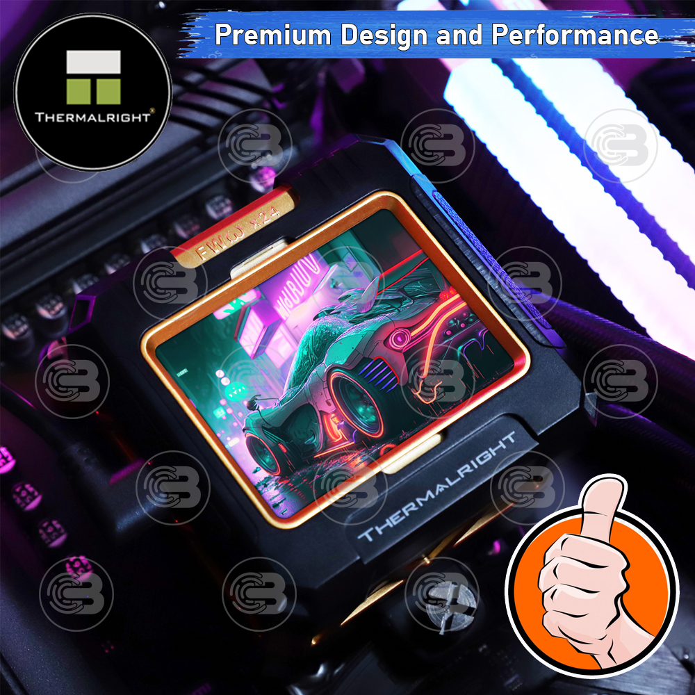 [CoolBlasterThai] Thermalright FROZEN WARFRAME X 360 BLACK (FANLESS) AIO Liquid CPU Cooler (AM5/LGA1851 Ready) ประกัน 5 ปี