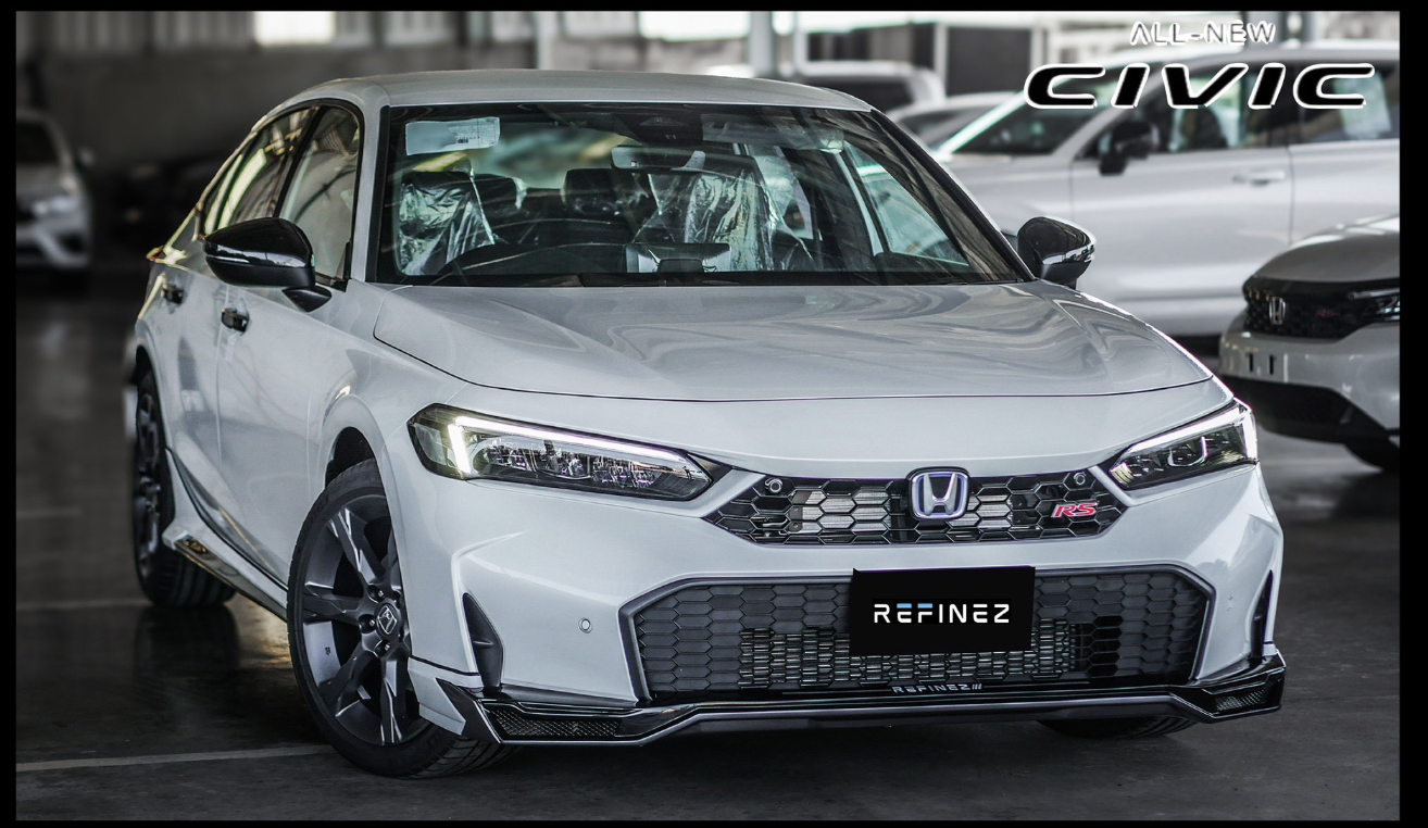 ชุดแต่ง ชุดสเกิร์ต Civic FE e:HEV Minorchange 2024-2027 รุ่น REFINE