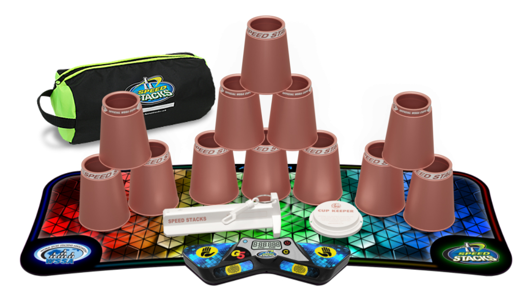 ชุดแก้วสแต็ครุ่นโปร G5 Pro Competitor Speed Stacks (แก้วPro Series 2+แผ่นรองPro Mat G5+นาฬิกาG5+กระเป๋า)