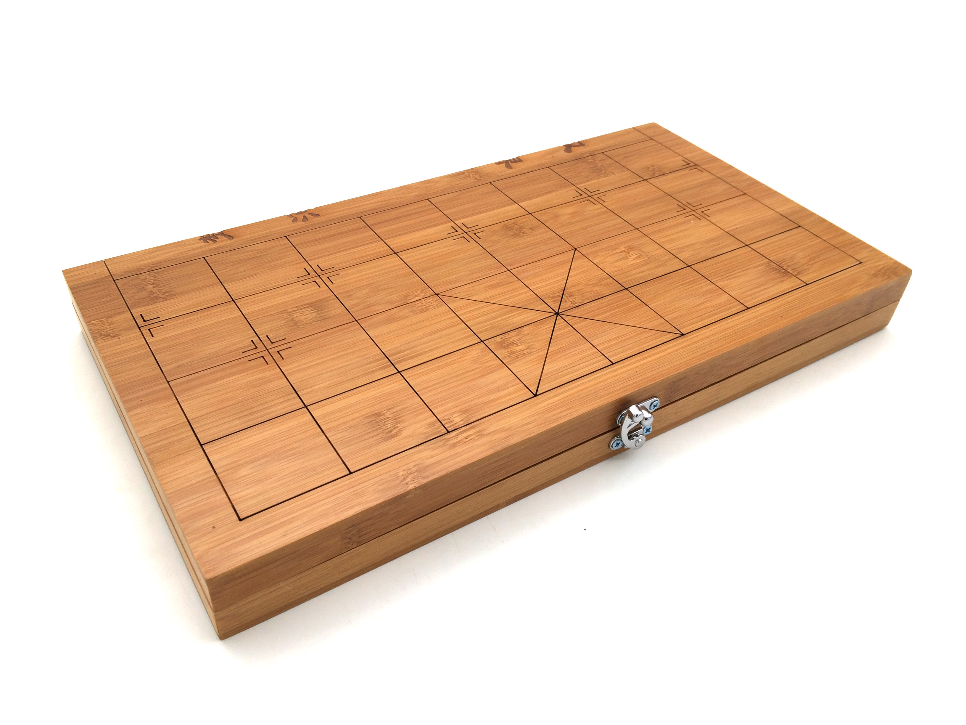 ชุดหมากรุกจีนไม้ไผ่มาตรฐาน